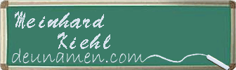 Meinhard Kiehl Visitenkarte